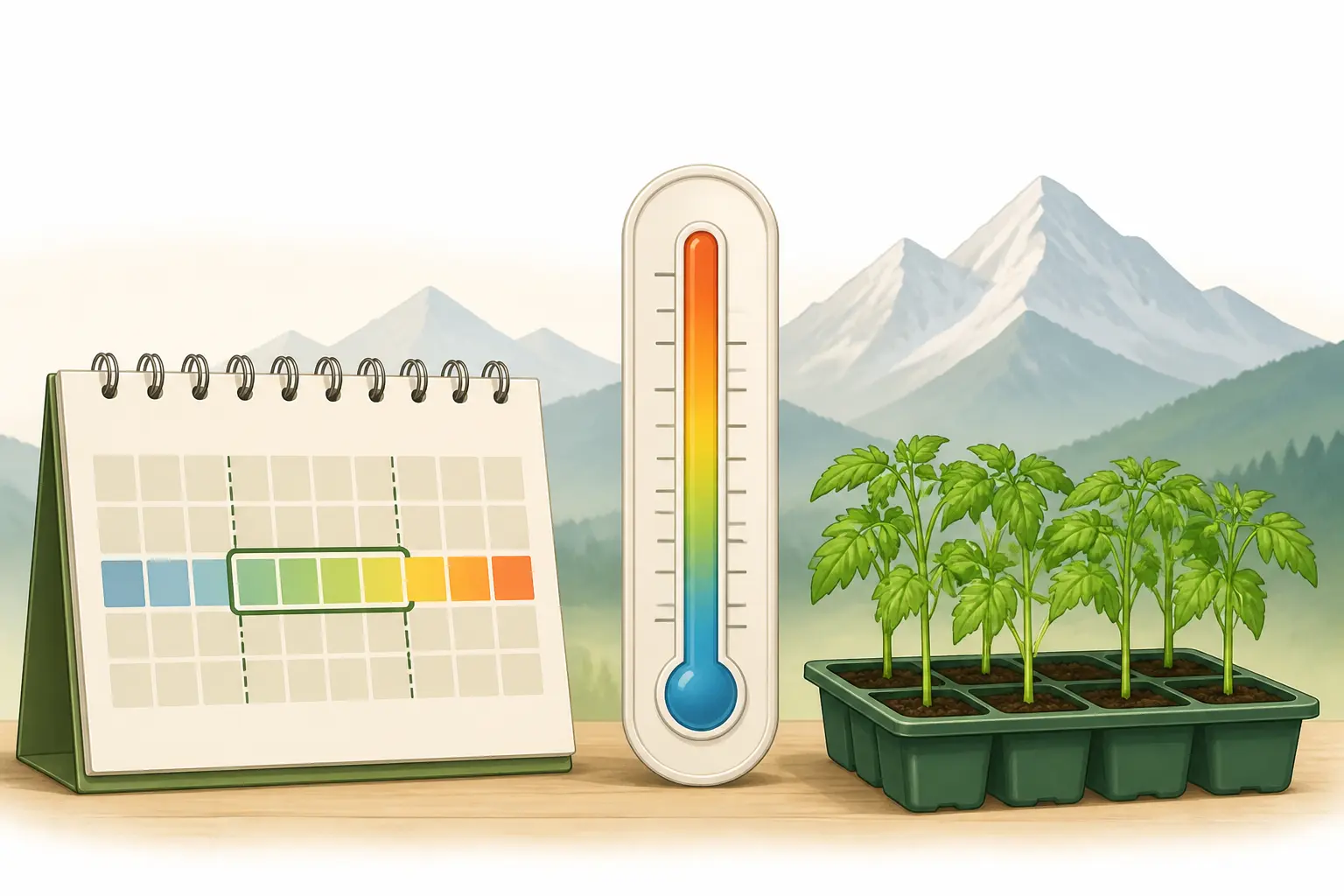 Quand et comment semer les tomates : calendrier, thermomètre et jeunes plants selon la date des gelées