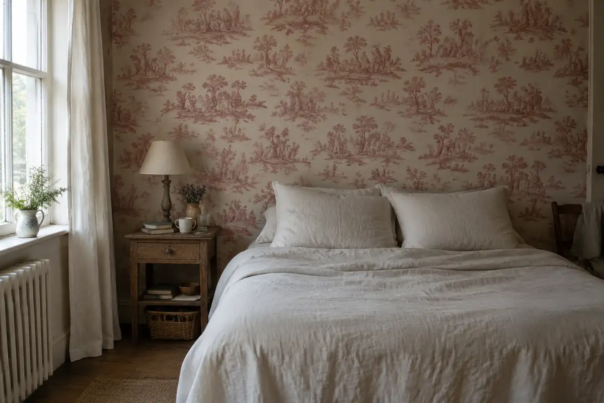 Toile de Jouy : d'où vient ce motif, et comment l'employer sans charger la pièce