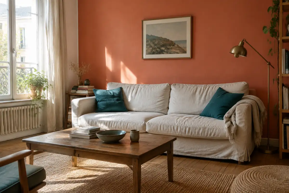 Couleur corail : une teinte entre rose et orange, que la lumière fait basculer d'un côté ou de l'autre